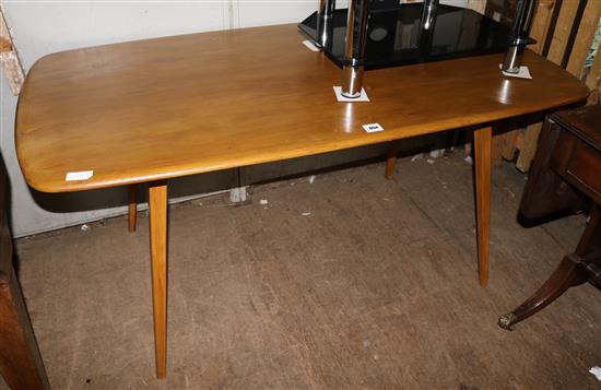 Ercol light oak dining table